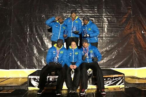 Equipe brasileira de bobsled termina Copa América da modalidade na segunda posição após a realização da última etapa em Lake Placid, nos Estados Unidos / Foto: Divulgação CBDG